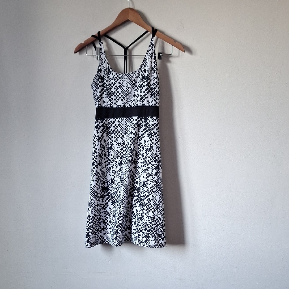 Lola Black and White Patterned Dress